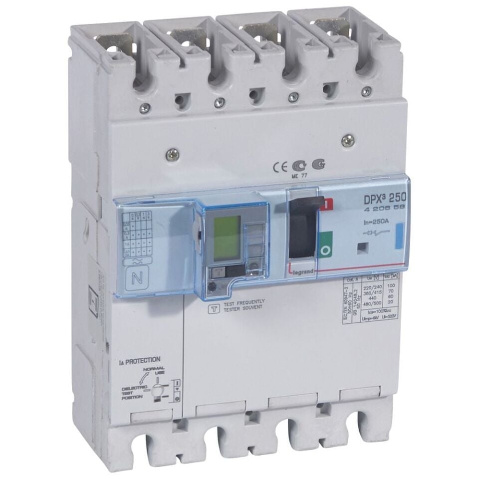 Legrand  DPX³250 ELE&KAK 4P 250A 70kA LEG-420659