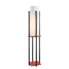 Aydinlatmadunyam Lambader BlackRed Shelflamp-7131