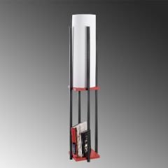Aydinlatmadunyam Lambader BlackRed Shelflamp-7131