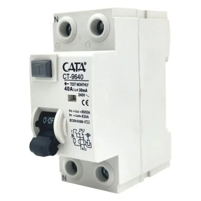 Cata Ct-9650 32 Amper Kaçak Akım Rölesi ( 30Ma/Monofaze/6Ka)