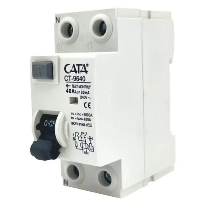 Cata Ct-9650 32 Amper Kaçak Akım Rölesi ( 30Ma/Monofaze/6Ka)