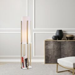 Aydinlatmadunyam Lambader WhiteGold Shelflamp-7133