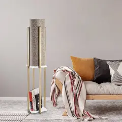 Aydinlatmadunyam Lambader WhiteGold Shelflamp-7134