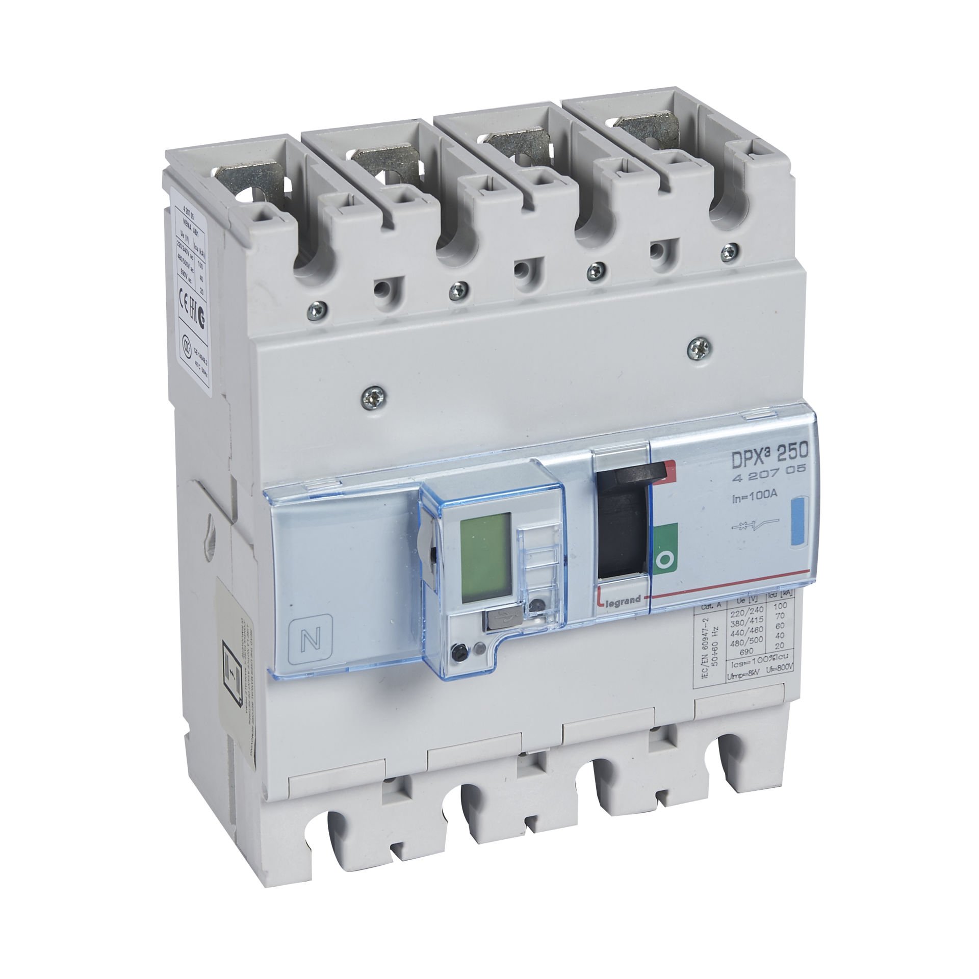 Legrand  DPX³250 ELE&SG 4P 100A 70kA LEG-420705