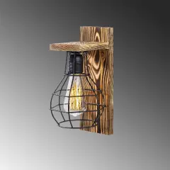Aydinlatmadunyam Aplik Wooden Erebos-121