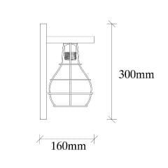 Aydinlatmadunyam Aplik Wooden Erebos-121