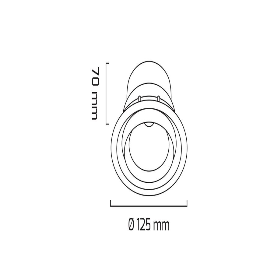 Goya Gy 3050-14 Siyah Kasa 14W 60° 6500K Sıva Altı Cob Led Armatür