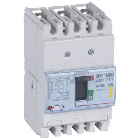 Legrand  DPX³160 Manyetik Şalter 3P 25A 16kA LEG-420711