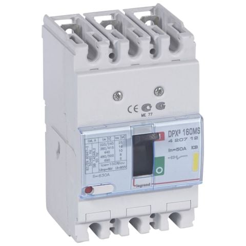 Legrand  DPX³160 Manyetik Şalter 3P 50A 16kA LEG-420712