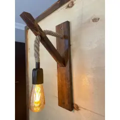 Aydinlatmadunyam Aplik Walnut Erebos-Ht102