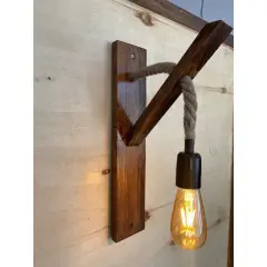 Aydinlatmadunyam Aplik Walnut Erebos-Ht102