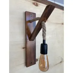 Aydinlatmadunyam Aplik Walnut Erebos-Ht102