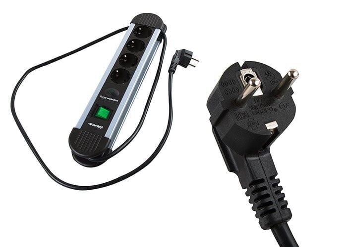 S-Link Swapp Spgks05 1.5M 3G1.5Mm2 900 Joule 5Li Akim Kor. Gri Priz Çoklayici