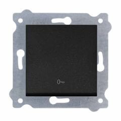 Exen Metalik Siyah Modül+Kapak  Kapi Otomatigi Anahtari