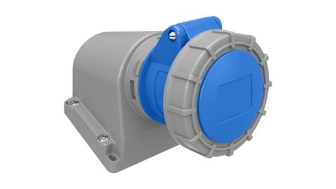 Bemis  3/16A. 90° Eğik Duvar Priz IP67 BC1-1403-7535