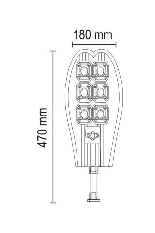 Forlife - 120W Solar Sokak Armatürü - FL-3281
