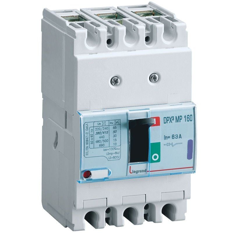 Legrand  DPX³160 Manyetik Şalter 3P 63A 16kA LEG-420713