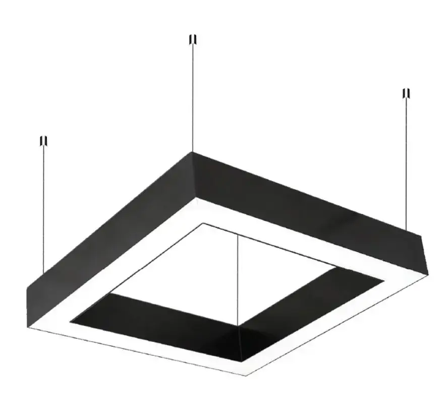 Kare Linear Armatür 40x40 51W Beyaz - Beyaz 6500K