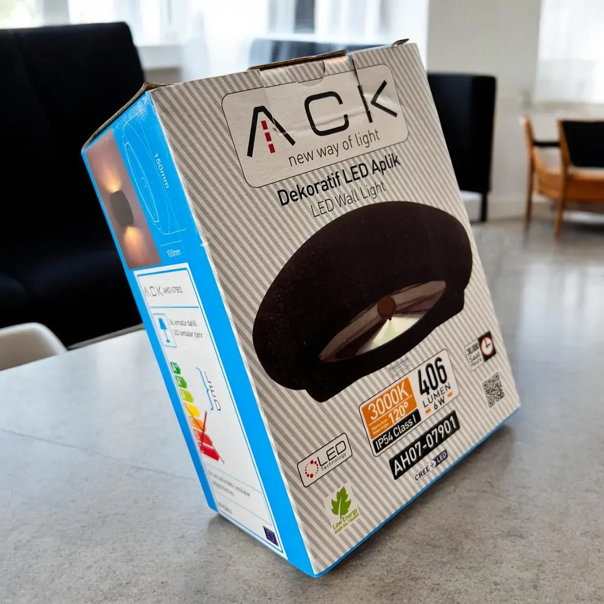 Ack AH07-07901 2x3W 3000K Günışığı Çift Taraflı Dekoratif Led Duvar Apliği en uygun fiyatlı satıcı