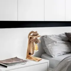 Aydinlatmadunyam Masa Lambasi BrownGold Erebos-Kn13