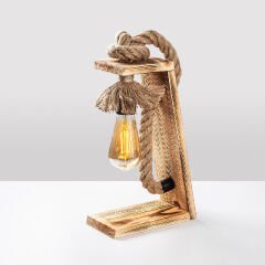 Aydinlatmadunyam Masa Lambasi BrownGold Erebos-Kn13