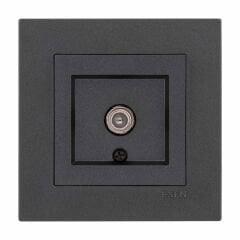 Exen Karell Antrasit Uydu Prizi (F Konnektör) Komple Takim