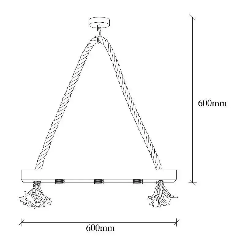 Aydinlatmadunyam Avize Wooden Erebos-105