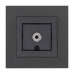 Exen Karell Antrasit Uydu Prizi Ekranli (F Konnektör) Komple Takim