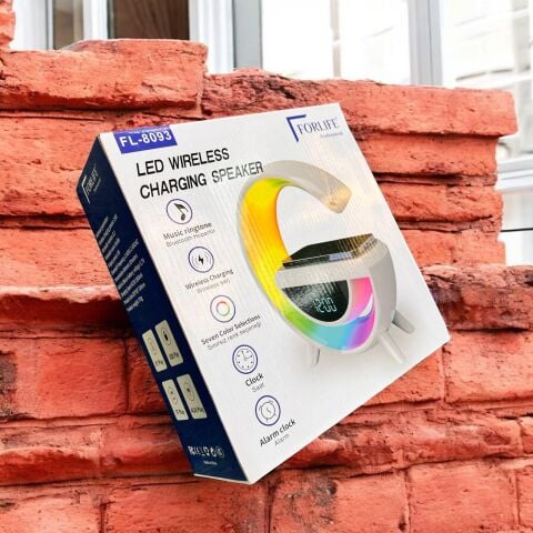 Forlife Fl-8093 Kablosuz Sarj Özellikli Bluetooth Hoparlörlü Masa Lambasi