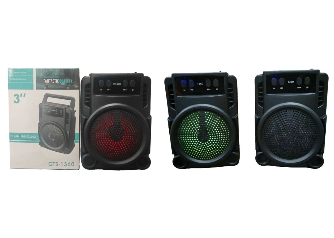 Platoon Pl-4689 Bt,Sd,Usb Girisli Rgb Isikli Speaker