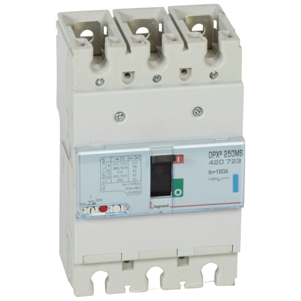 Legrand  DPX³250 Manyetik Şalter 3P 160A 50kA LEG-420723