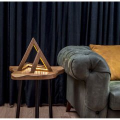 Aydinlatmadunyam Masa Lambasi Brown Knled-Kn03