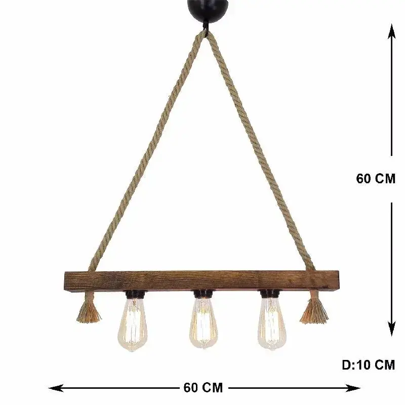 Aydinlatmadunyam Avize Walnut Erebos-Ht099