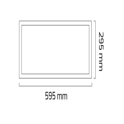 Goya Gy 1793-3060 Beyaz Kasa 32W 6500K Taşyün Backlight Armatür
