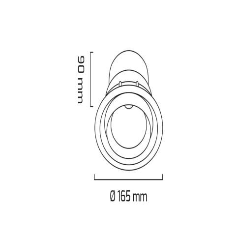 Goya Gy 3050-30 Siyah Kasa 28W 40° 6500K Sıva Altı Cob Led Armatür