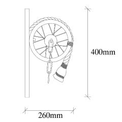 Aydinlatmadunyam Aplik Black Erebos-123