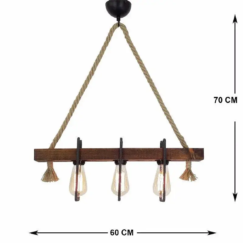 Aydinlatmadunyam Avize Walnut Erebos-Ht100