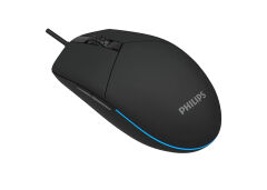 Philips Spk9304B Kablolu Rgb Led Aydinlatmali 6400Dpi Gaming Optik Mouse Siyah