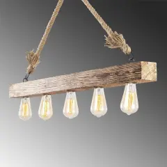 Aydinlatmadunyam Avize Wooden Erebos-106