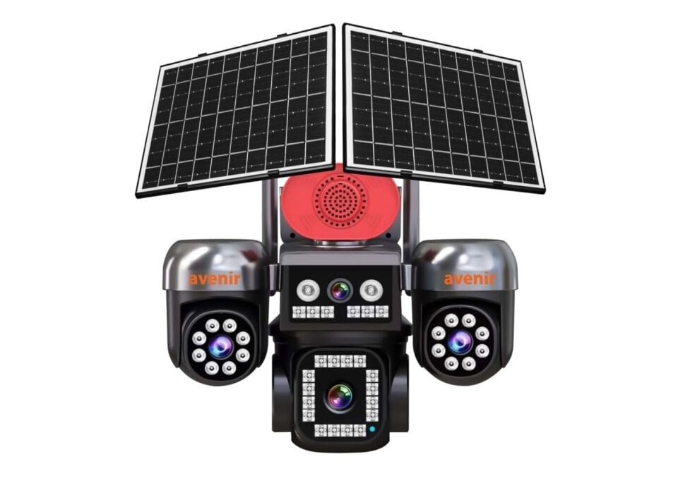 Avenir Av-S446 4 Kamerali 3 Ptz'Li 12Mp Günes Enerjili Akilli Kamera