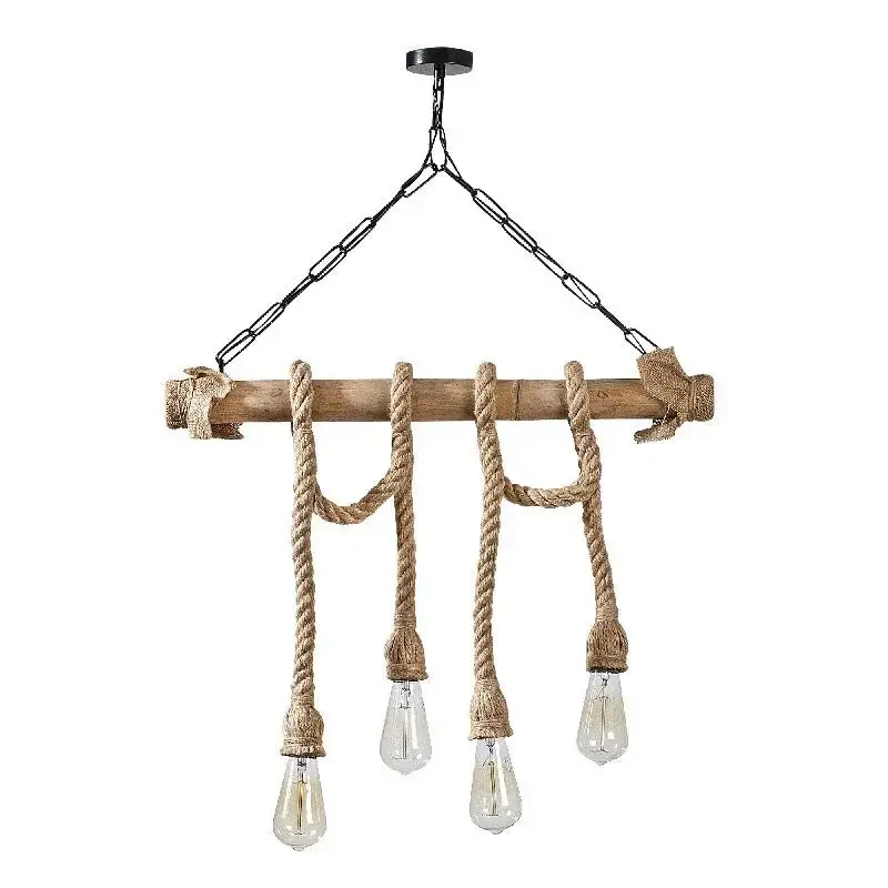 Aydinlatmadunyam Avize BlackWooden Erebos-112
