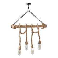 Aydinlatmadunyam Avize BlackWooden Erebos-112