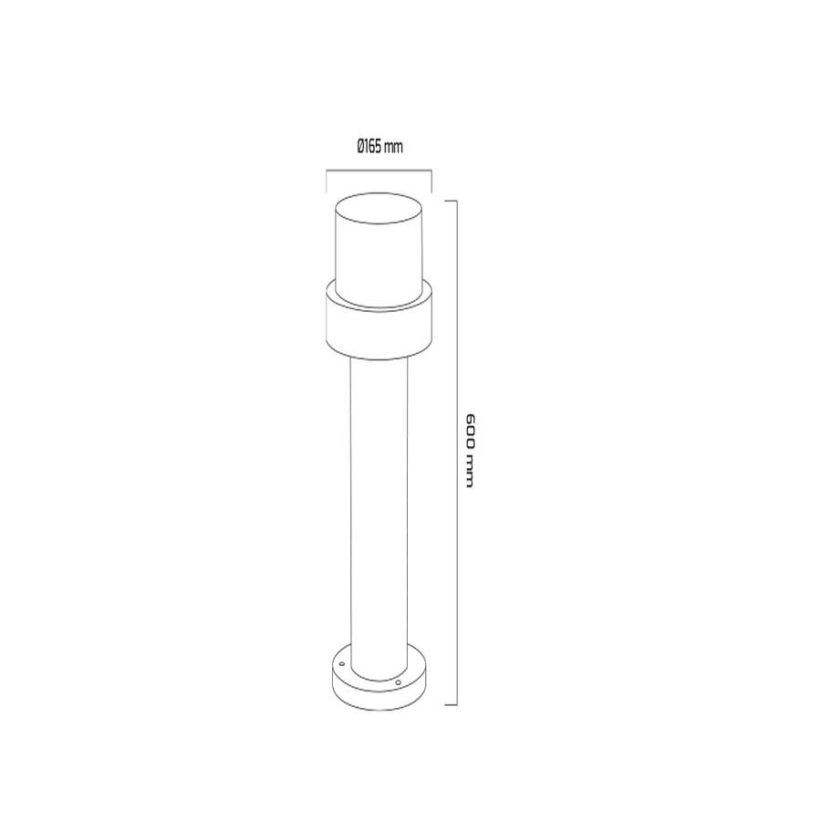 Goya Gy 7259 - Sıva Üstü Led Duvar Armatür 10W Siyah Kasa/3000K*