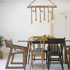 Aydinlatmadunyam Avize BlackWooden Erebos-113