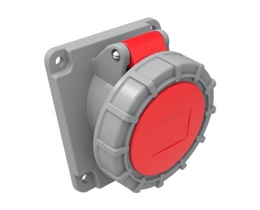 Bemis  4/16A. 45° Eğik Makine Priz IP67 BC1-1504-7420