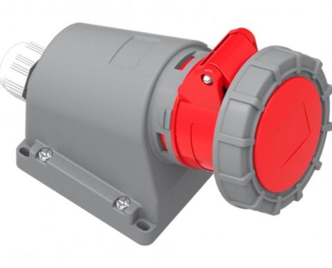 Bemis  4/16A. 90° Eğik Duvar Priz IP67 BC1-1504-7535