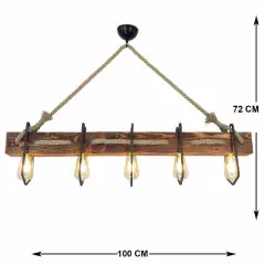 Aydinlatmadunyam Avize Walnut Erebos-Ht107