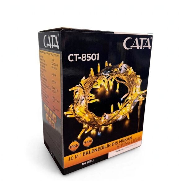 CATA 10 Metre Dis Mekan Led Eklenebilir Flasli CT-8501
