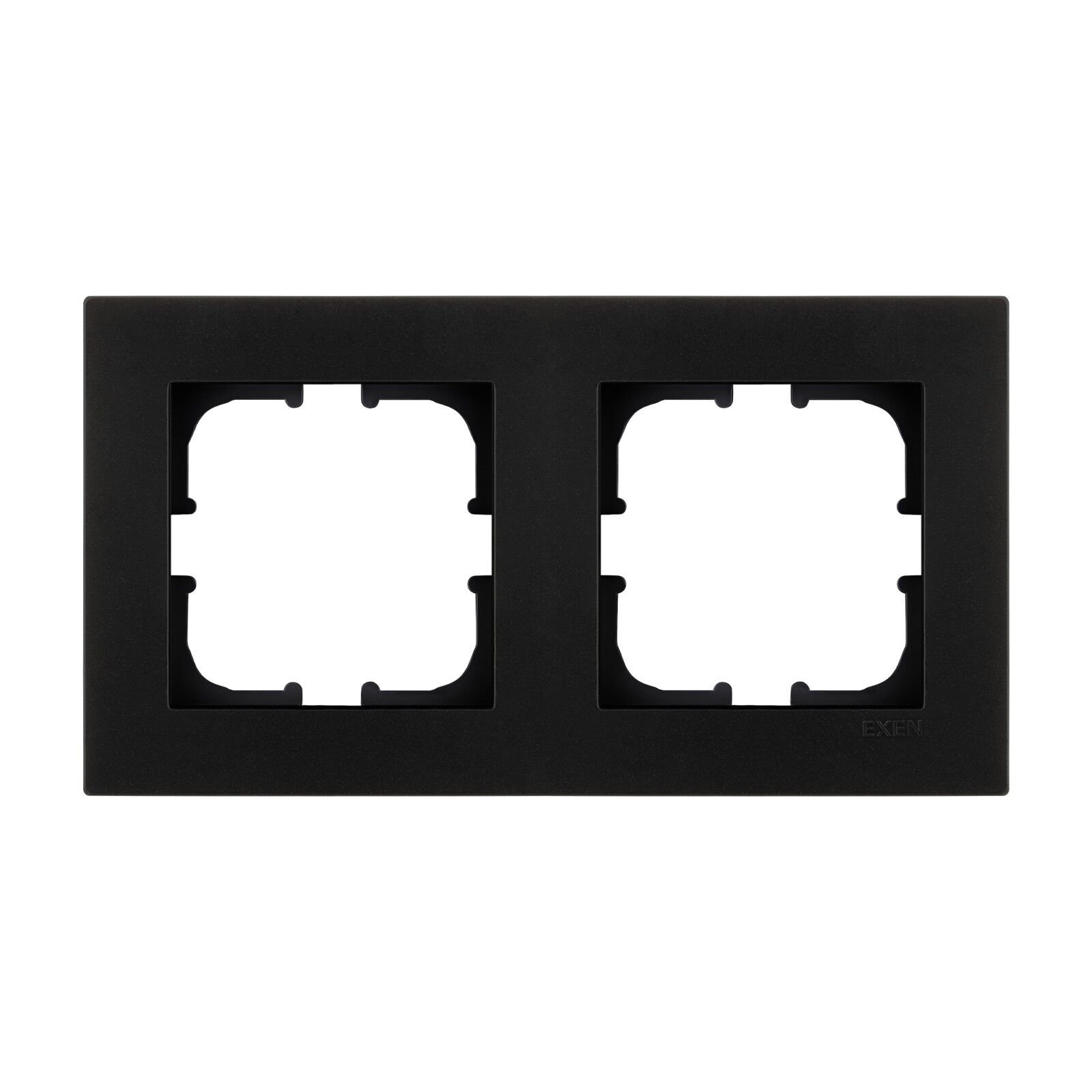 Exen Karell Metalik Siyah Ikili Çerçeve