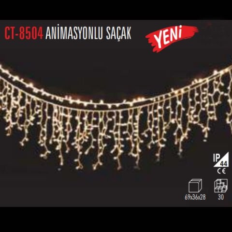 CATA Animasyonlu Saçak Led CT-8504